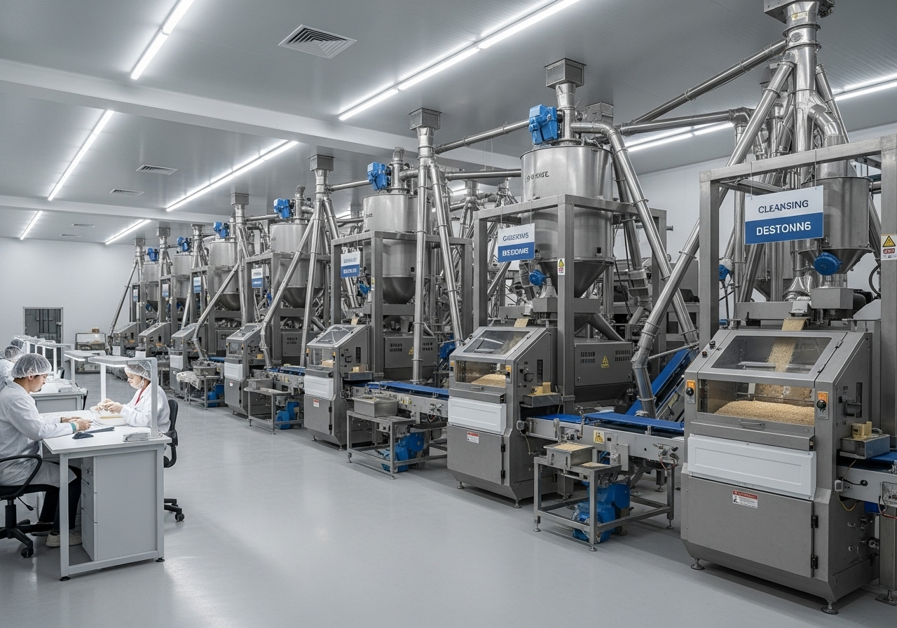 Rice processing facility